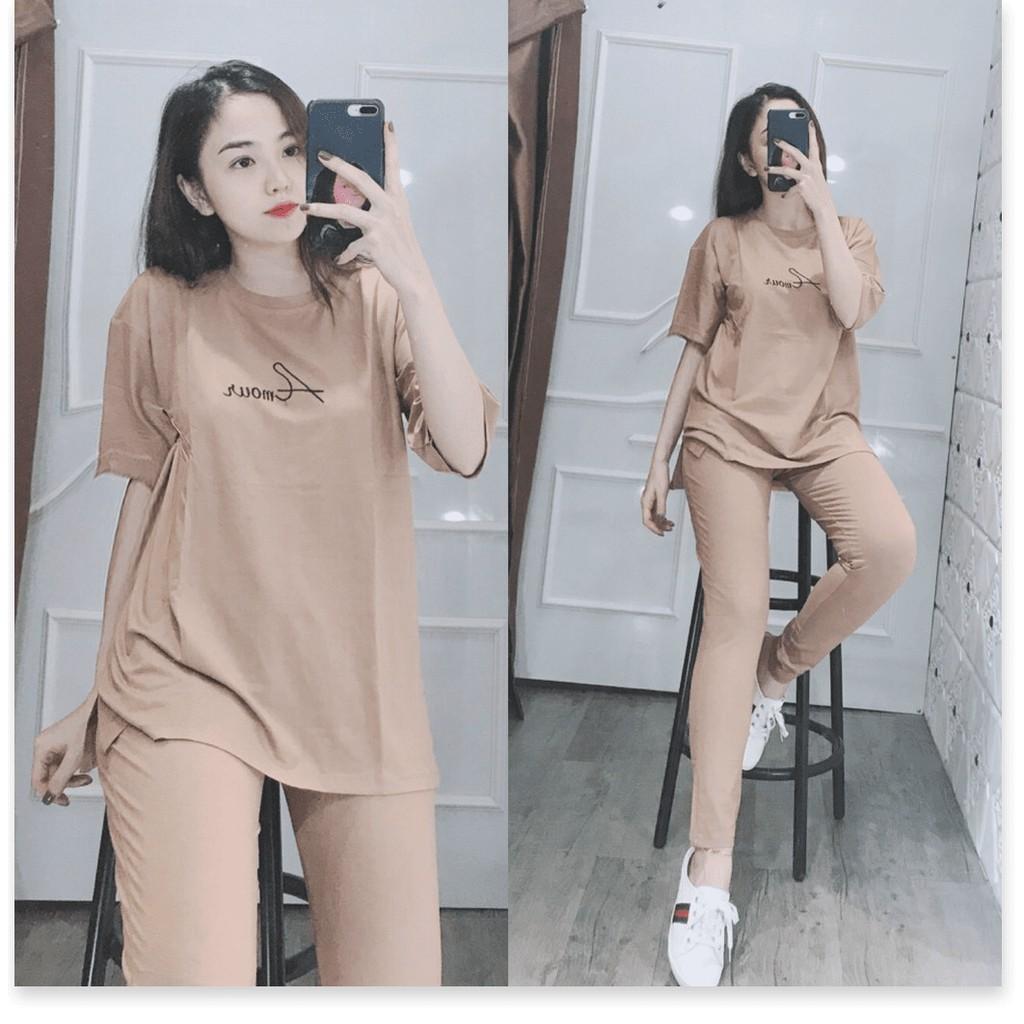 SET BỘ THUN NỮ,CHẤT LIỆU VÃI THOÁNG MÁT VÀ CO GIẢN 4C LANA FASHION