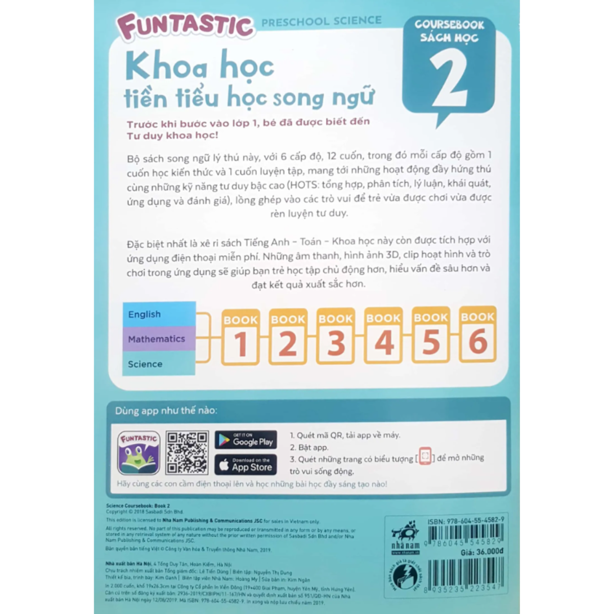 Khoa Học Tiền Tiểu Học Song Ngữ - Sách Học Tập 2