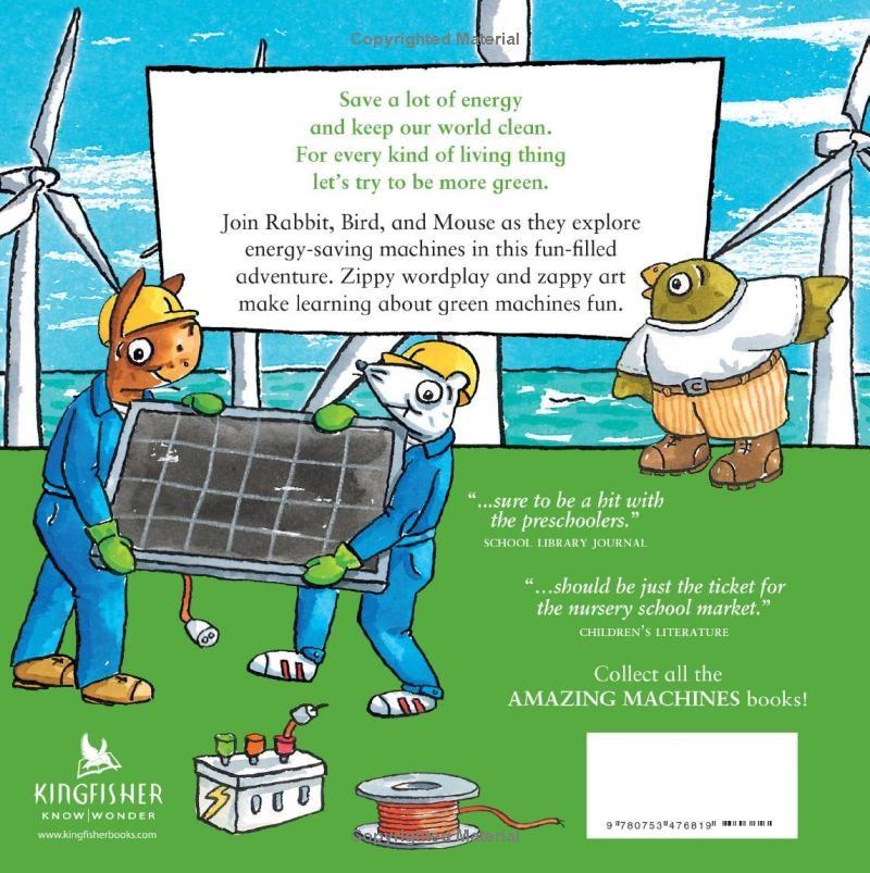 Sách ngoại văn: Amazing Machines - Clean Green Machines