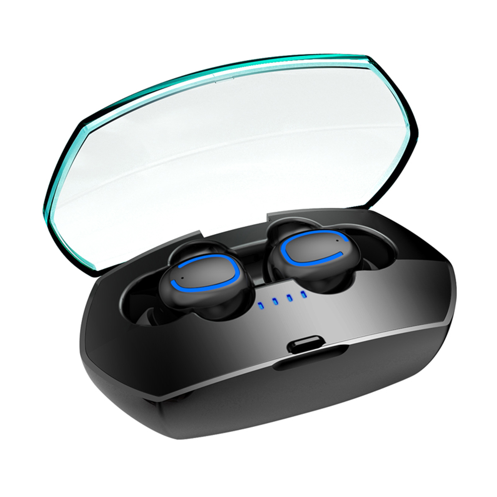Tai Nghe Nhét Tai Không Dây Âm Thanh Nổi Bluetooth 5.0 TWS Không Thấm Nước Với Hộp Sạc Mic