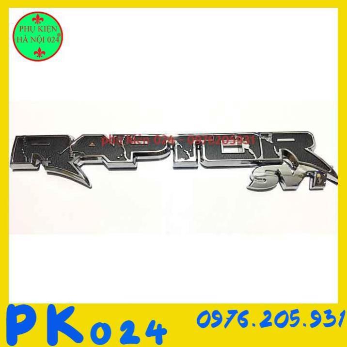 Lô Gô, Logo Chữ Nổi Dán Capo 3D RAPTOR Cho Ranger