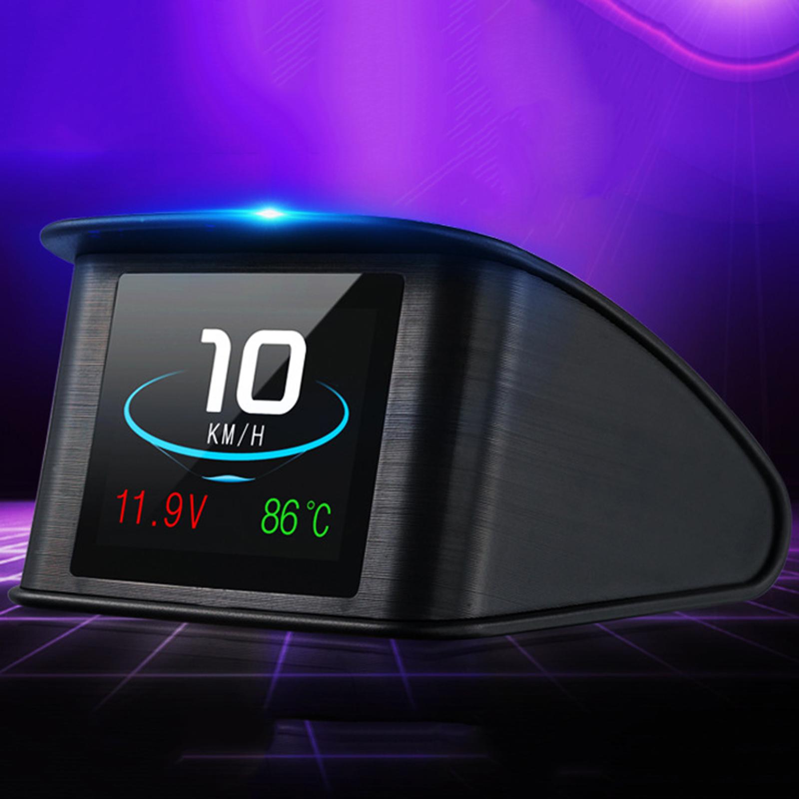 Universal LCD Screen Car Head Up Display OverSpeed Alarm for All Vehicle