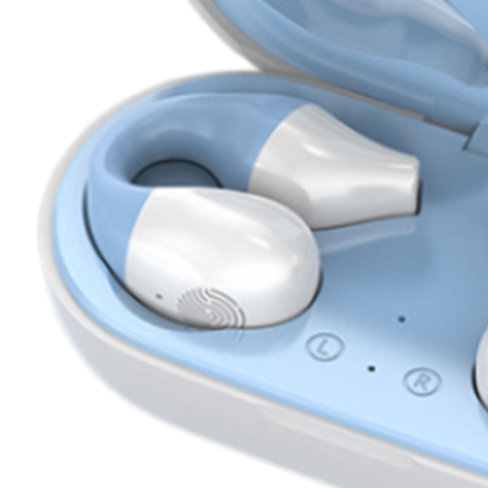 Air Conduction Headphones Earbuds HiFi Stereo Noise Cancelling with Charging Case Earpiece Sport Earphones for Games Driving Sports