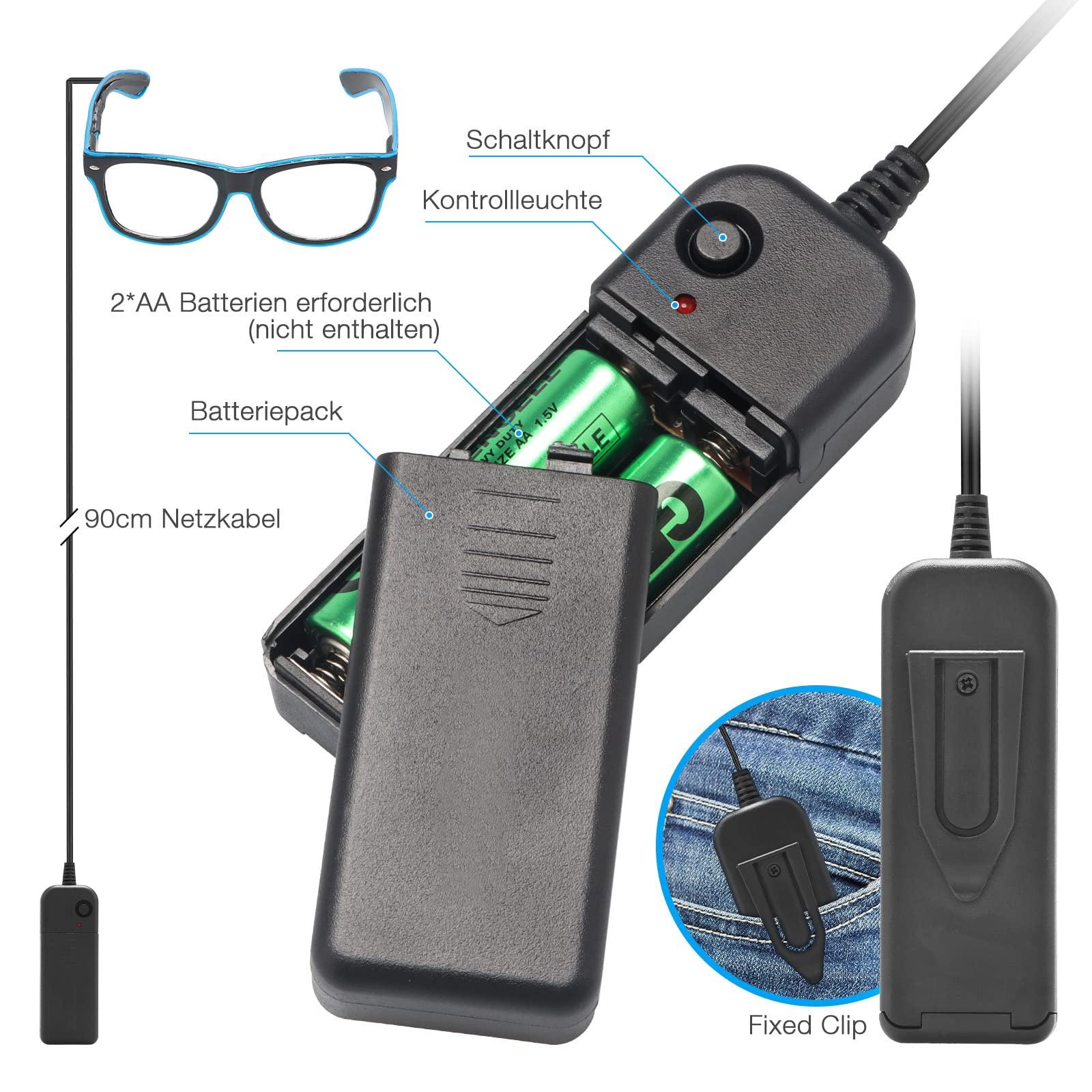 Kính đèn LED, kính đèn LED, kính tiệc rave, kính râm LED Party, LED Trang phục kính phát sáng neon Rave Glowes Glow, Kính nhấp nháy kính râm LED cho bữa tiệc giả