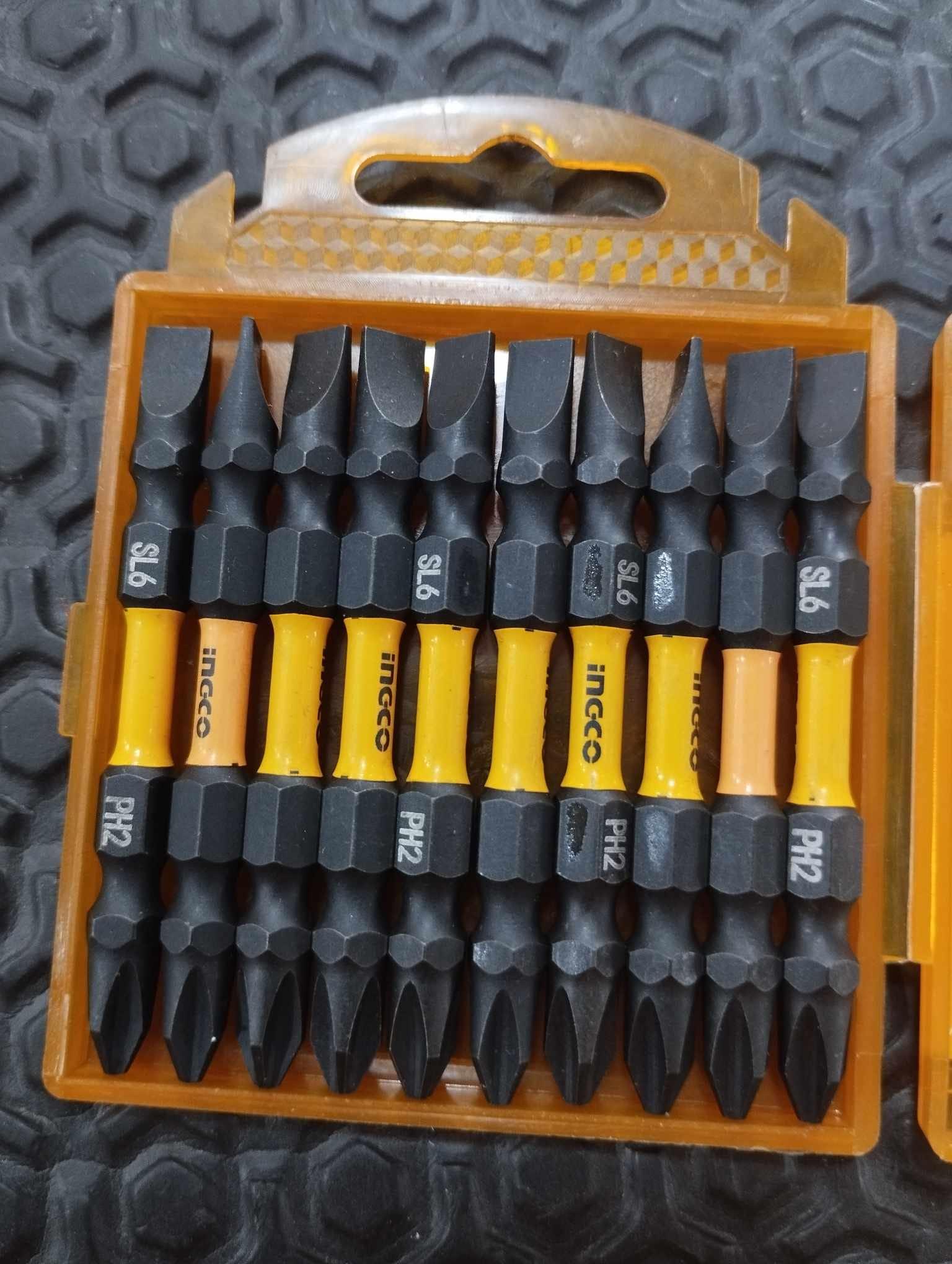 BỘ MŨI BẮT VÍT 2 ĐẦU BAKE VÀ DẸP 10 CHI TIẾT INGCO - HÀNG CHÍNH HÃNG