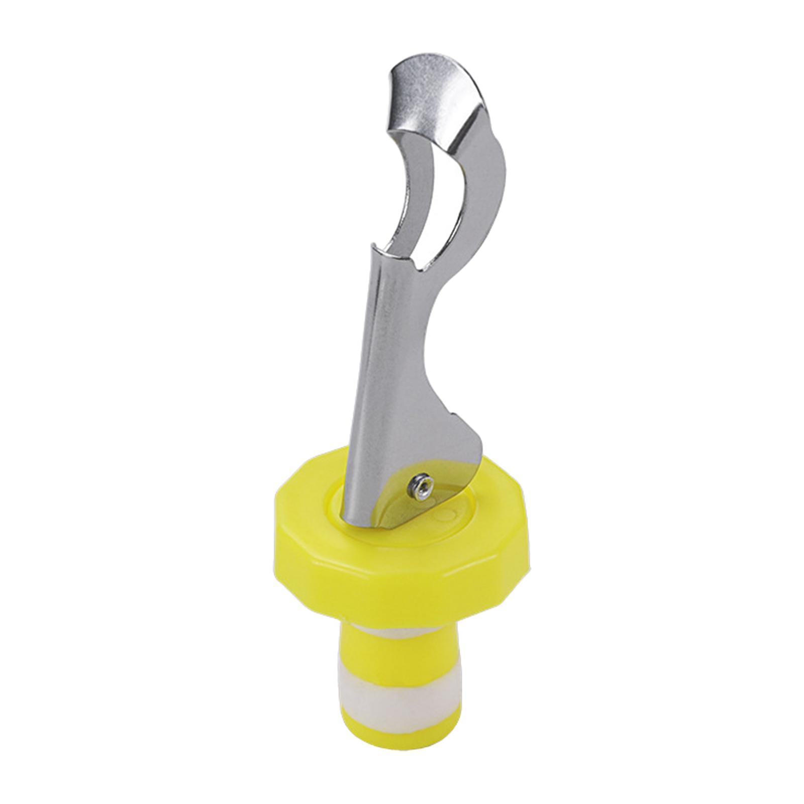 Stopper yellow with white