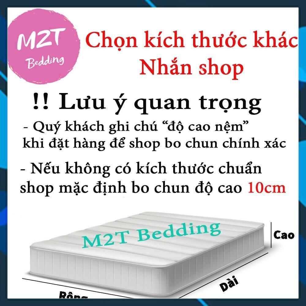 Bộ chăn ga Cotton sọc 3f chăn ga Hàn Quốc đủ màu đủ size miễn phí bo chun