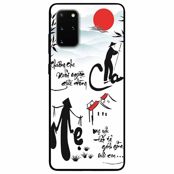 Ốp lưng in cho Samsung S20 Plus Mẫu Thương Cha Mẹ