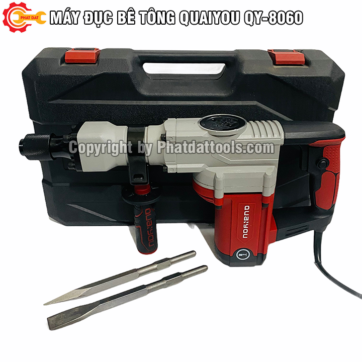 Máy Đục Betong QUAIYOU QY-8060-Công Suất 1500W-Tặng Kèm 2 Mũi Đục-Bảo Hành 6 Tháng-Hàng chất lượng.