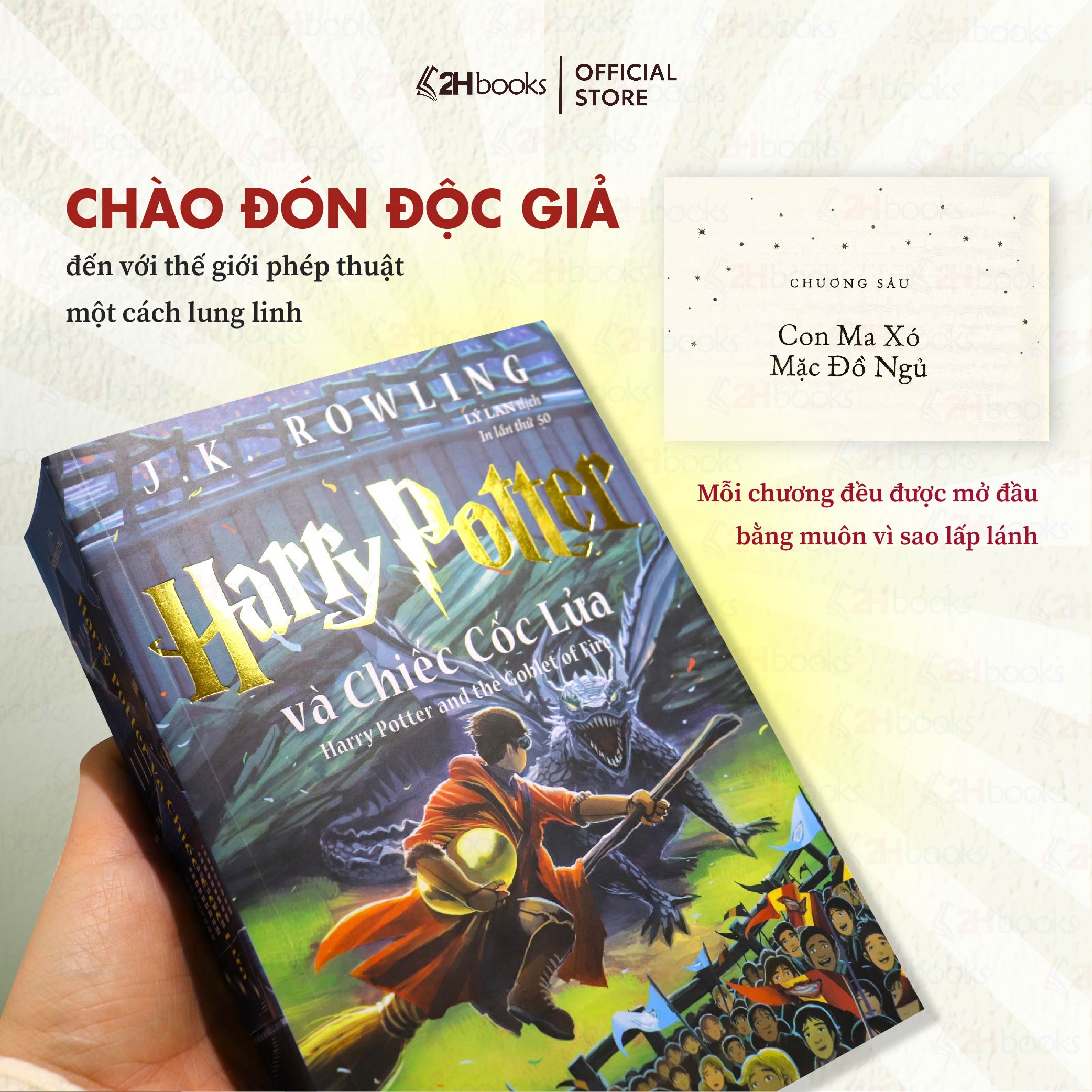 Sách- Harry Potter Tập 4- Harry Potter và Chiếc Cốc Lửa (Tái bản 2022)- 2HBooks
