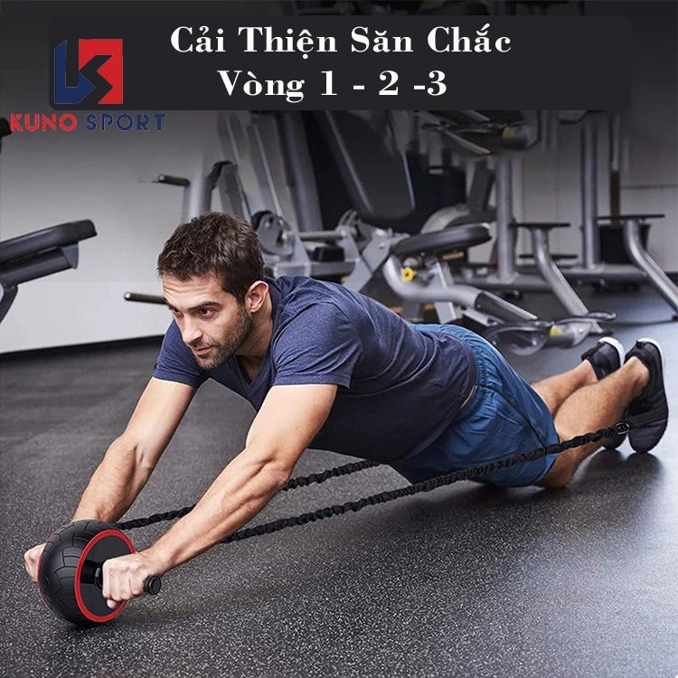 Con lăn tập cơ bụng một bánh ABS tập gym giảm mỡ bụng sẵn chắc cơ thể tập hiệu quả tại nhà - KN03