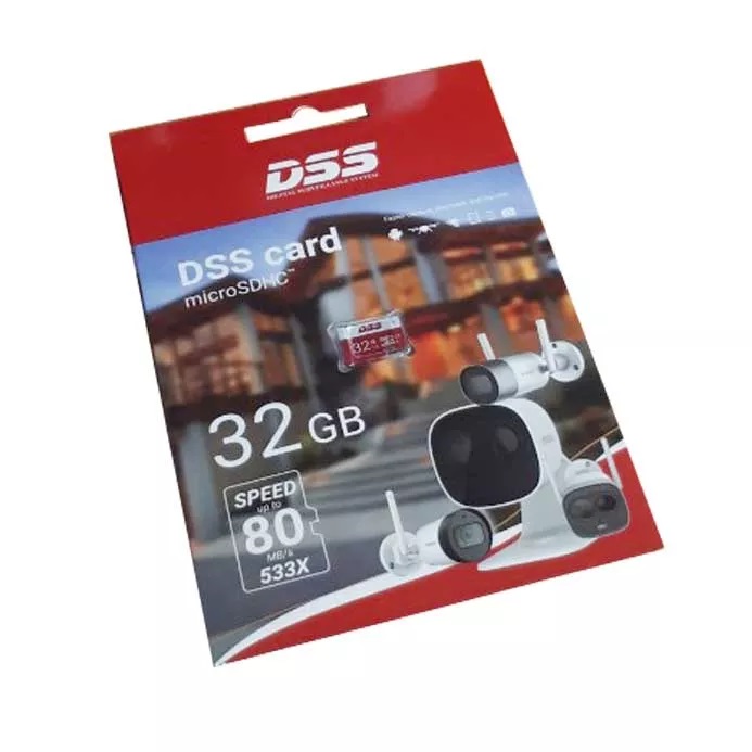 Thẻ nhớ Mirco SD DSS 64G - 32GB Class 10 chuyên ghi hình cho các dòng camera IP, điện thoại, máy ảnh, máy tính bảng - hàng chính hãng