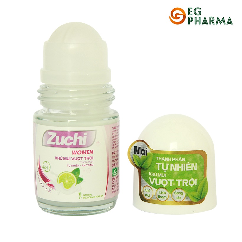 Combo lăn nách Zuchi dành cho nữ - Lăn khử mùi thảo dược giúp sáng da, mờ thâm - CB2 - 004