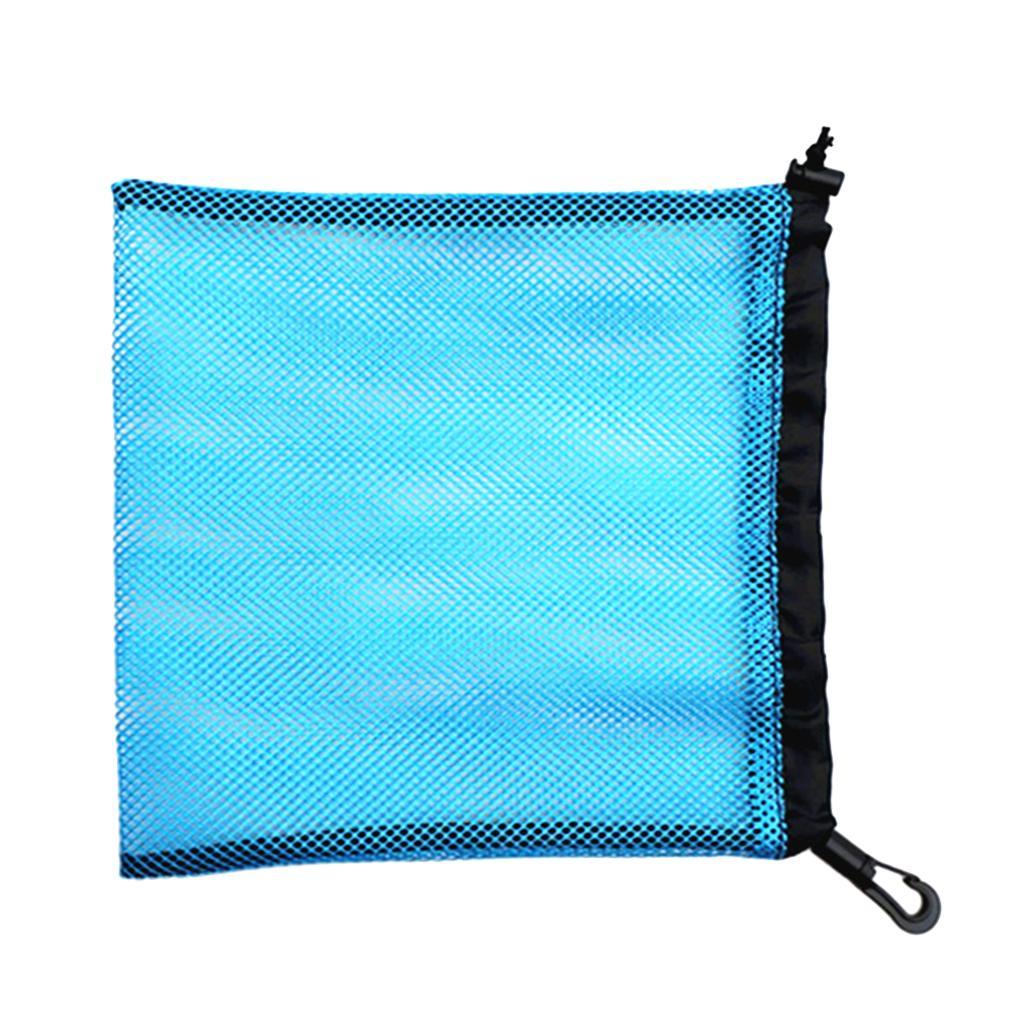 Durable Mesh Net Bag Golf Tennis Ball Carrying Holder Storage Pouch 2pcs