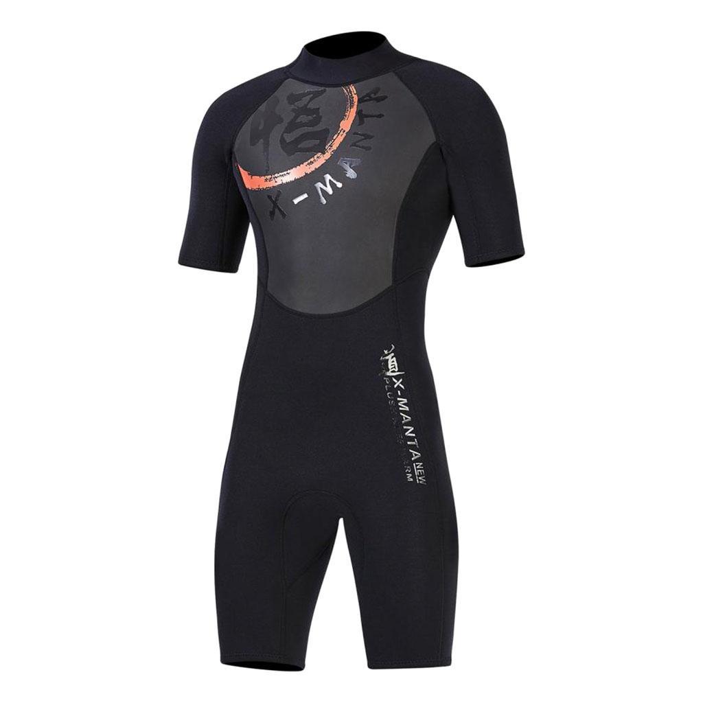 1Piece Men 1.5mm Diving Wetsuit  Short Sleeve Wet Suit Jumpsuit
