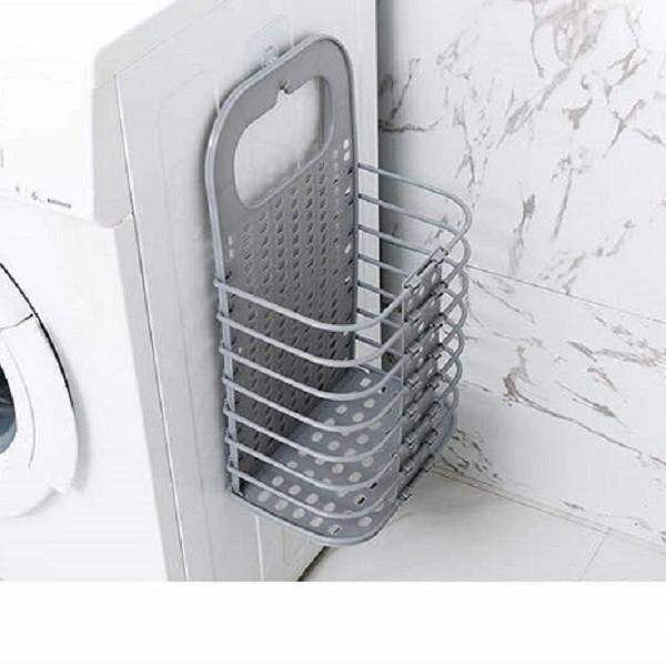 Giỏ treo quần áo gấp gọn - Ghi - GDHN Loại Tốt