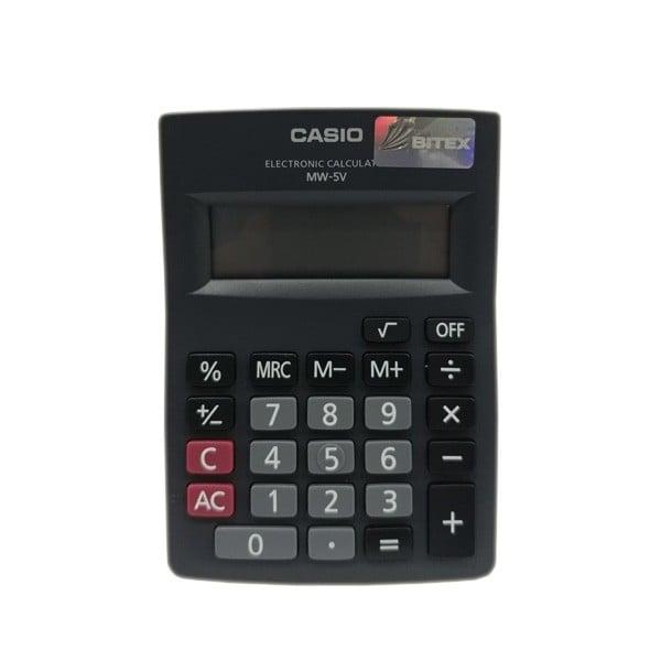 Máy Tính Văn Phòng Casio MW - 5V - BK - W-DP