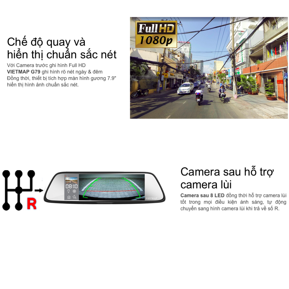Camera Hành Trình Vietmap G79 - Hàng Chính Hãng