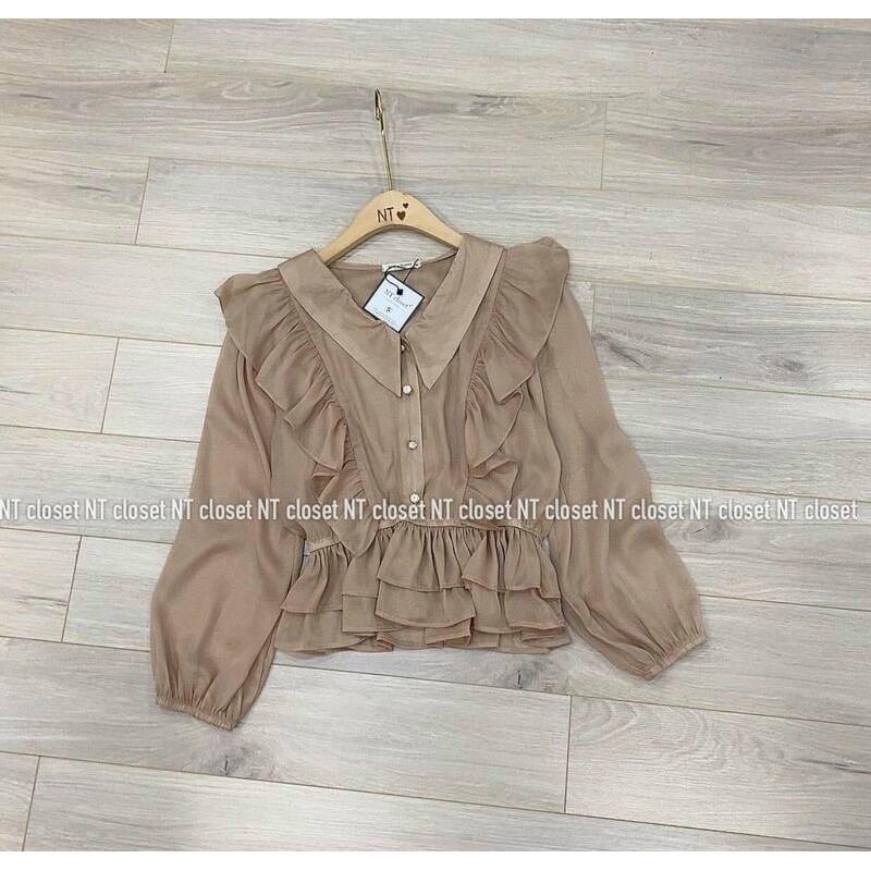 Áo sơ mi bèo tiểu thư