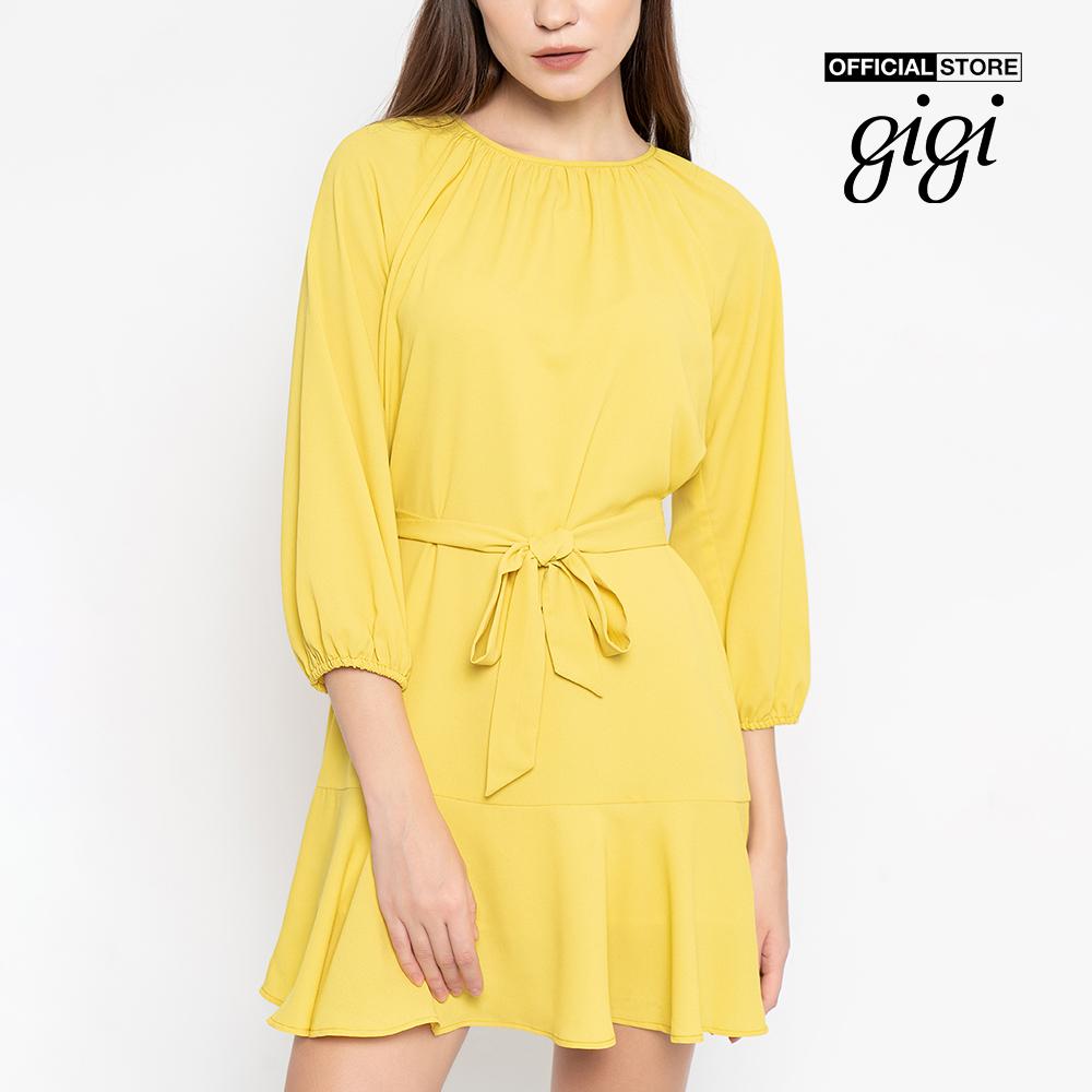 GIGI - Đầm mini đuôi cá Raglan Sleeve Trapeze G2101D221115