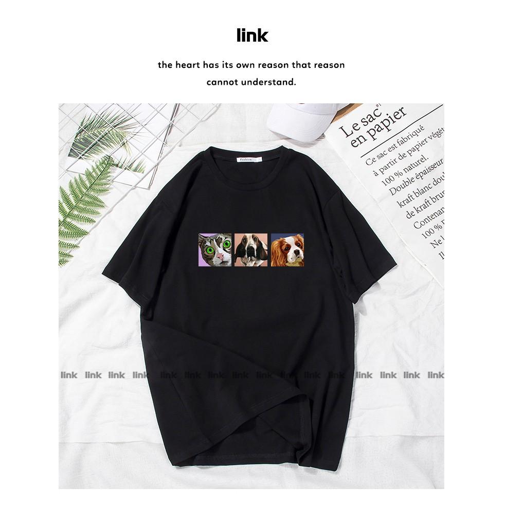 Áo thun nữ CHÓ CORGI đáng yêu tay lỡ unisex