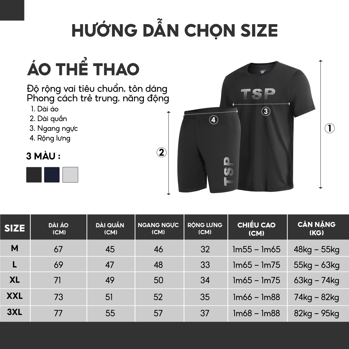 Bộ Quần Áo Thể Thao Nam TSIMPLE tập gym vải thun lạnh thoáng mát co giãn tôn dáng chuẩn form MSSBHP2