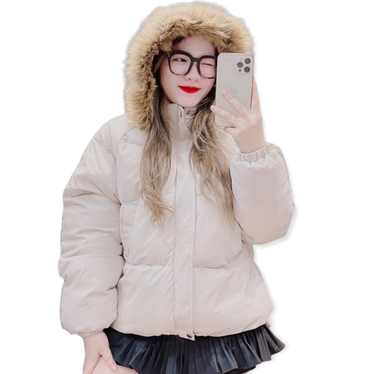Áo Phao Nữ Có Nón Siêu Đẹp
