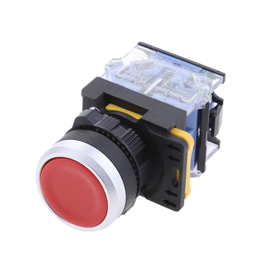 New 660V 10A Self-Locking Push Button Switch 22mm Mounting IP54 Waterproof