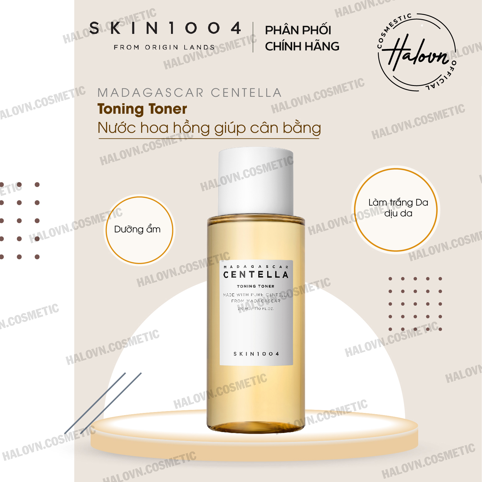 Nước Hoa Hồng Ngăn Ngừa Lão Hóa Skin1004 Madagascar Centella Toning Toner 210ML