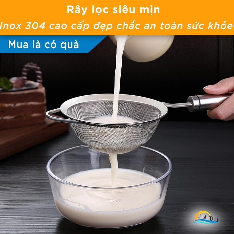 Rây Lọc Cháo Siêu Mịn Inox Sữa Hạt Yến Bột Cao Cấp Đạt Chất Lượng Đức HADU