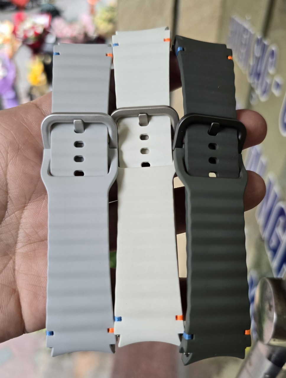 Dây đeo thể thao dành cho samsung galaxy watch4/5/6 bản sợi chỉ-Hàng Chính hãng