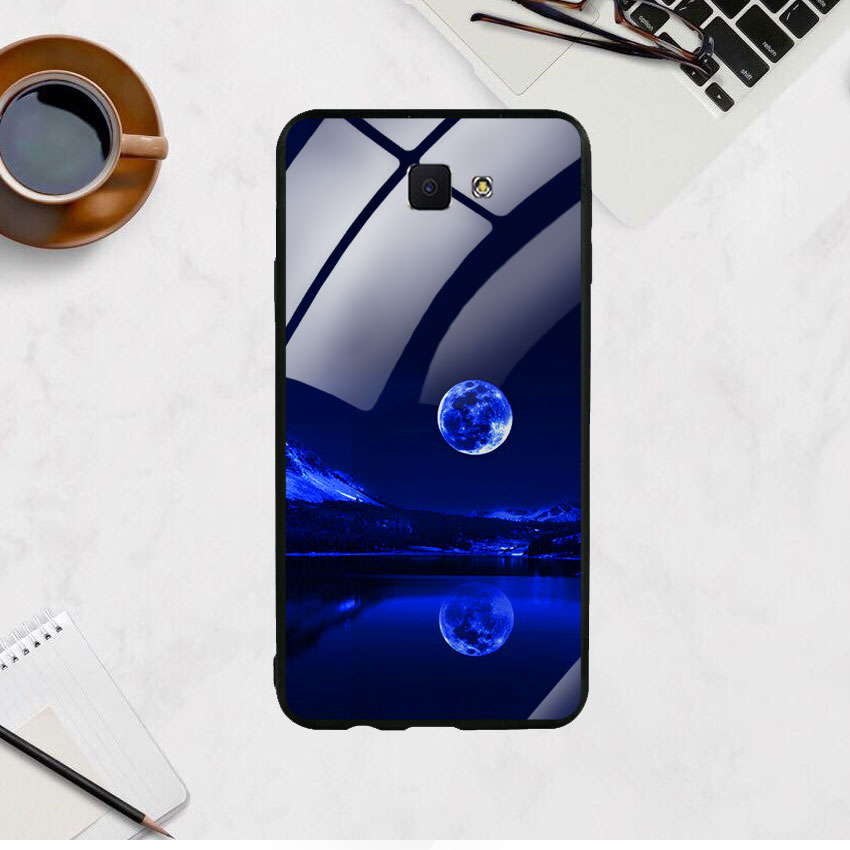 Ốp Lưng Kính Cường Lực cho điện thoại Samsung Galaxy J7 Prime -  0269 MOON02