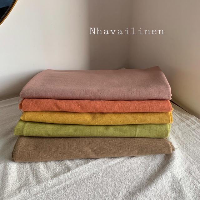 Vải linen bột tone trầm