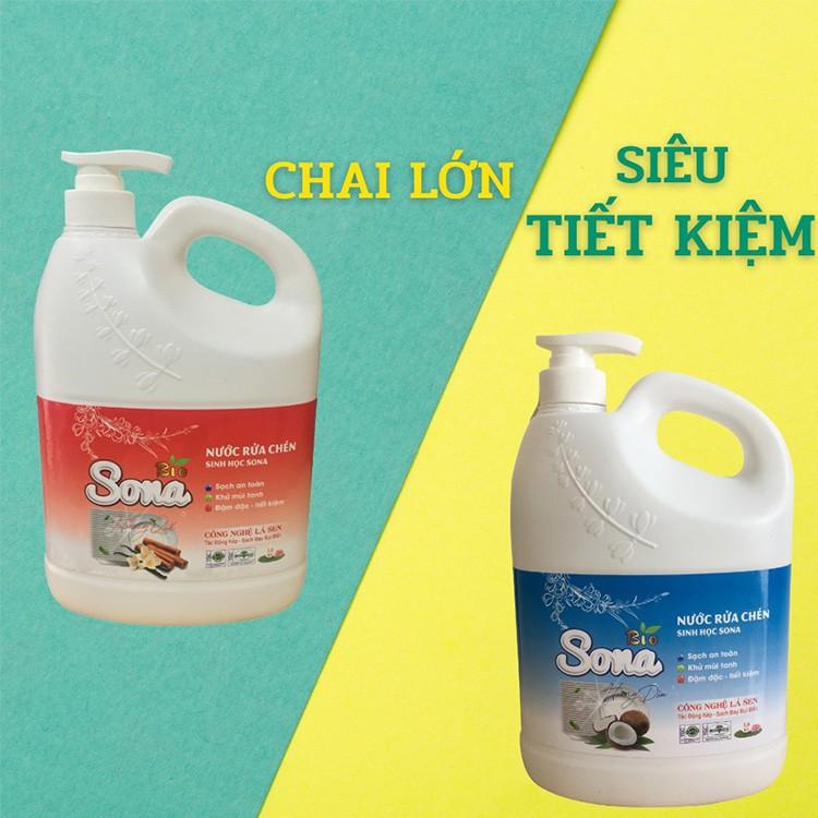 Nước Rửa Chén SoNa Hương Quế 1,6kg