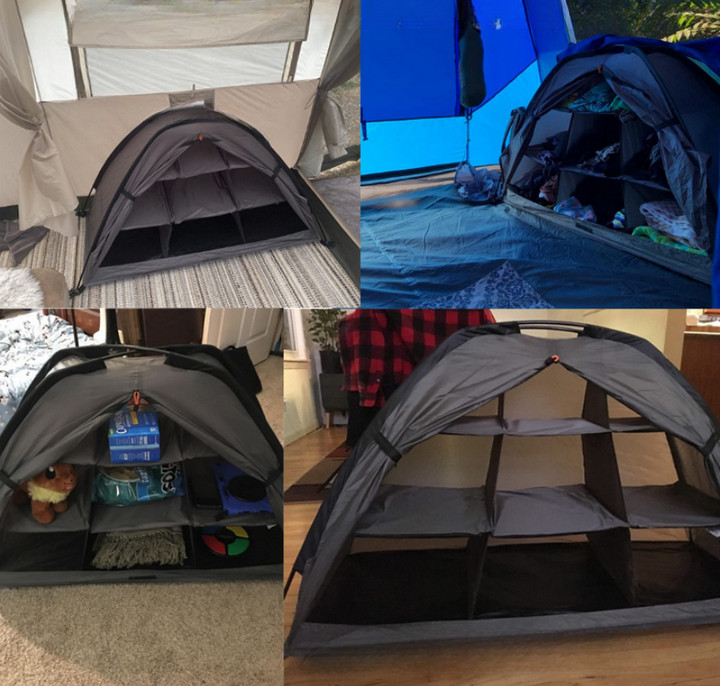 Tủ Cắm Trại Ngoài Trời Camping Organizer Tent&amp;RV Xếp Gọn Du Lịch - Home Decor Furniture