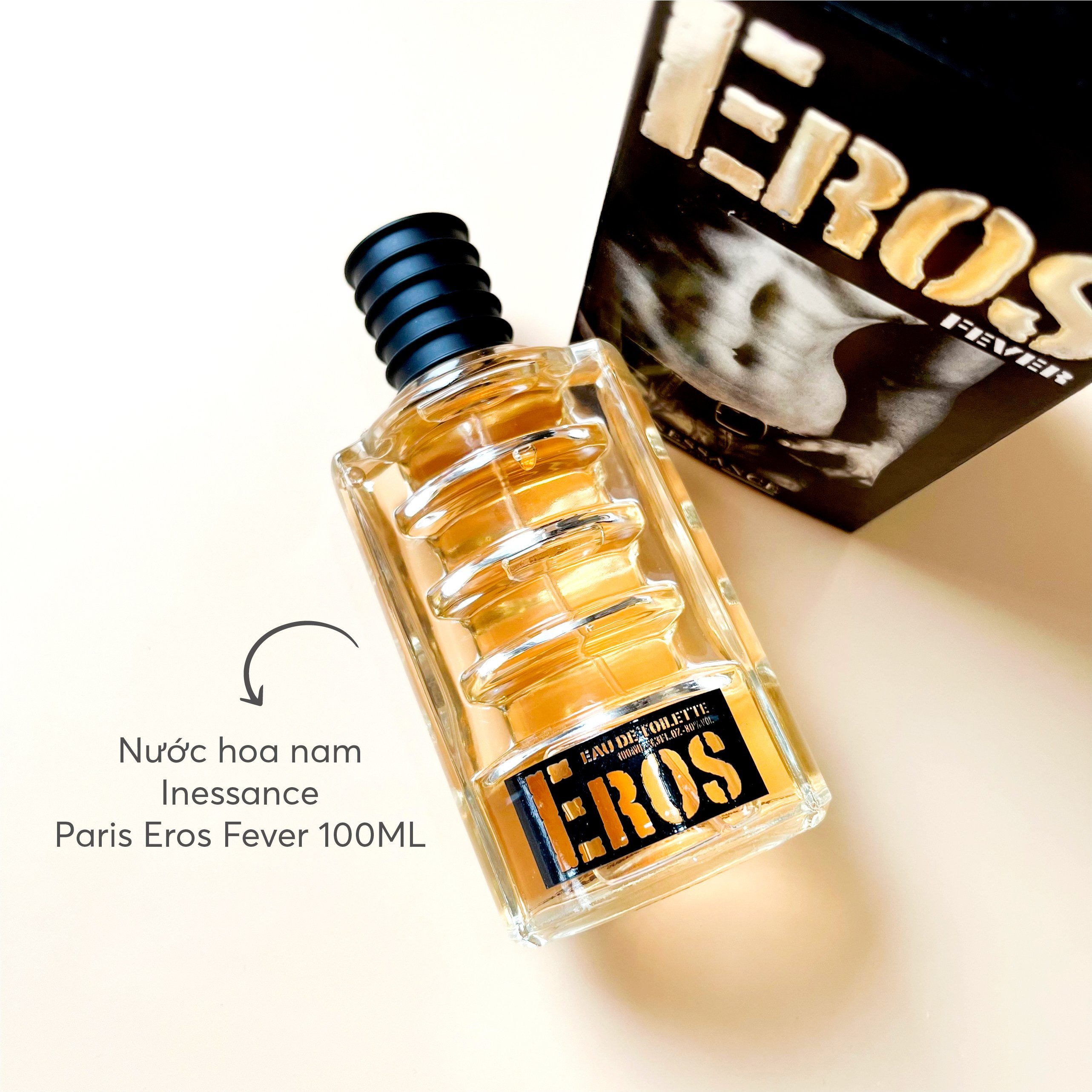 Nước hoa nam tươi mát tự do phóng khoáng đầy nam tính Inessance Paris Eros Fever 100ML