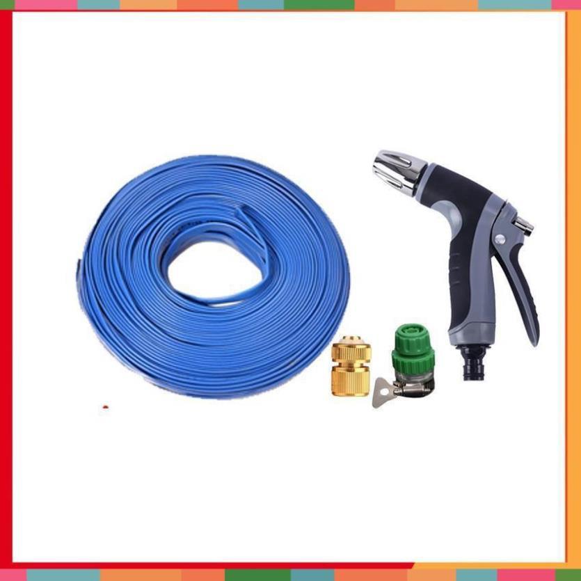 Bộ dây vòi xịt nước rửa xe,tưới cây tăng áp 3 lần 7-10m 206817