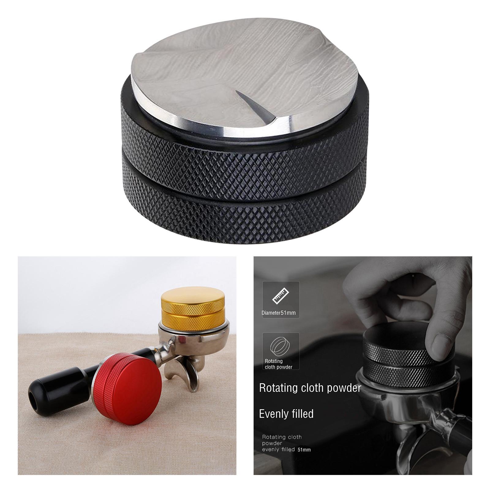 2pcs Coffee Distributor Leveler Hand Coffee Tamper Espresso Distribution Tool