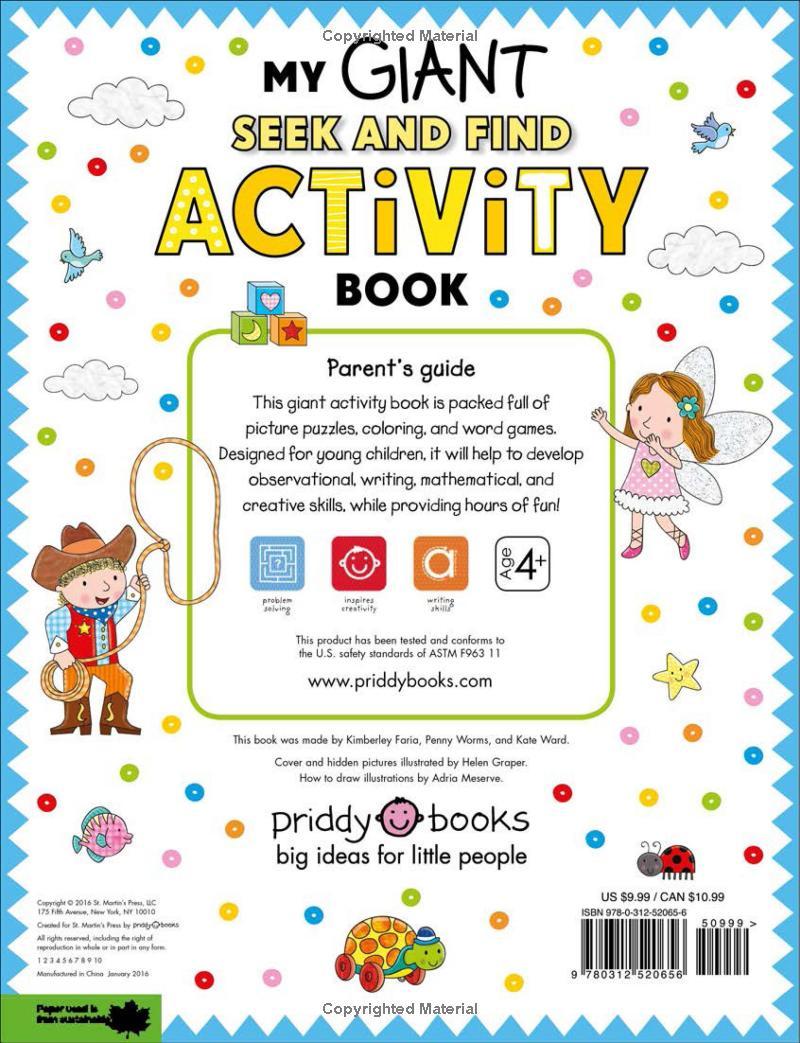Sách ngoại văn: My Giant Seek-and-Find Activity Book