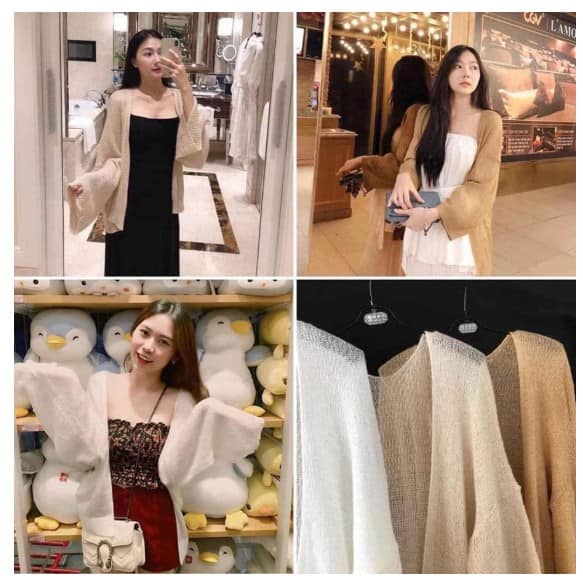 ÁO CHOÀNG, ÁO KHOÁC CARDIGAN ĐI BIỂN PHONG CÁCH DỊU DÀNG NỮ TÍNH