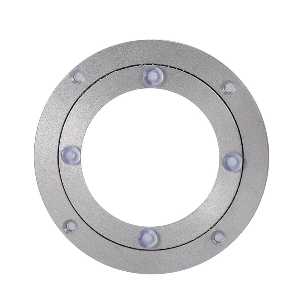 2pcs Round Turntable Bearing 5/16 Thick Heavy Duty Swivel Plate 4/10inch