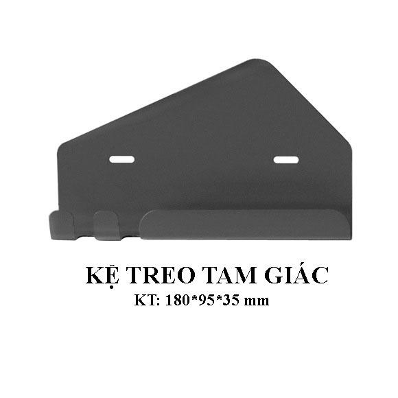 KỆ TREO KIM LOẠI TAM GIÁC - PHỤ KIỆN BẢNG PEGBOARD