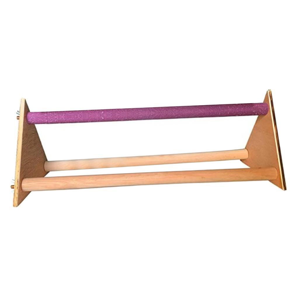 Wood Stand Chicken Toy Bird Perch Stand Toy Chew Toy for Parrot Hens Macaw
