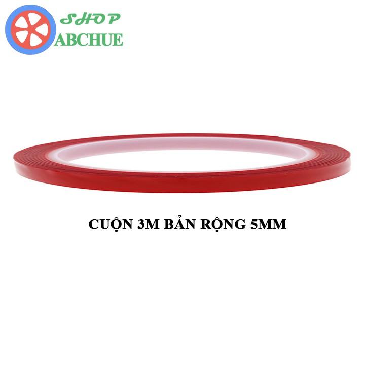 Băng Dính 2 Mặt Đa Năng Trong Suốt Chất Liệu Acrylic Bám Dính Mọi Bề Mặt