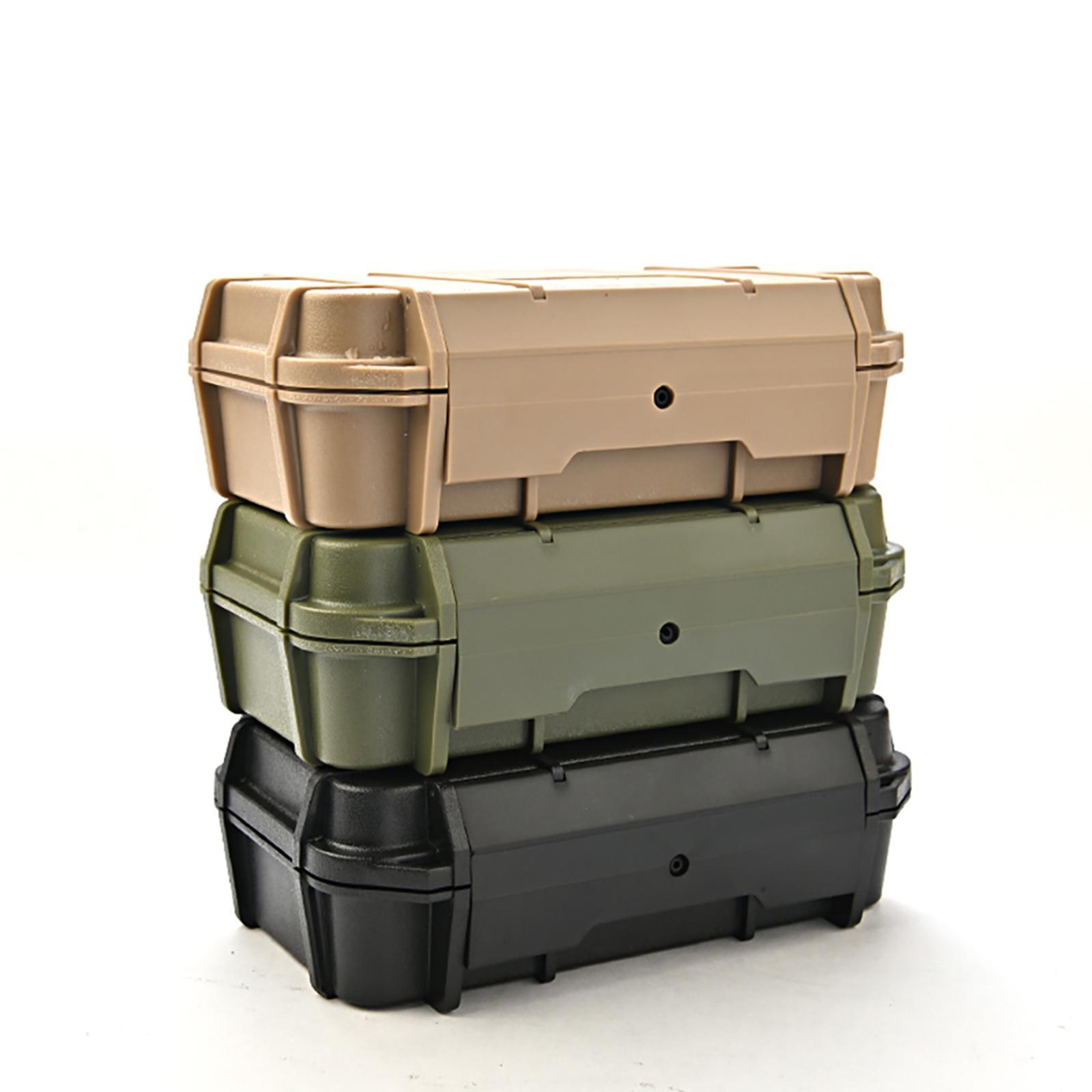 Double Layer Waterproof Hard Tool Case Multifunctional Shockproof Impact Resistant Shockproof Carrying Case for Backpacking