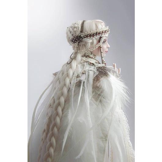 Tóc giả CHO BÚP BÊ 60cm- bó 100gr dài tự nhiên thời trang cho búp bê- handmade Doll hair- bách hóa na na