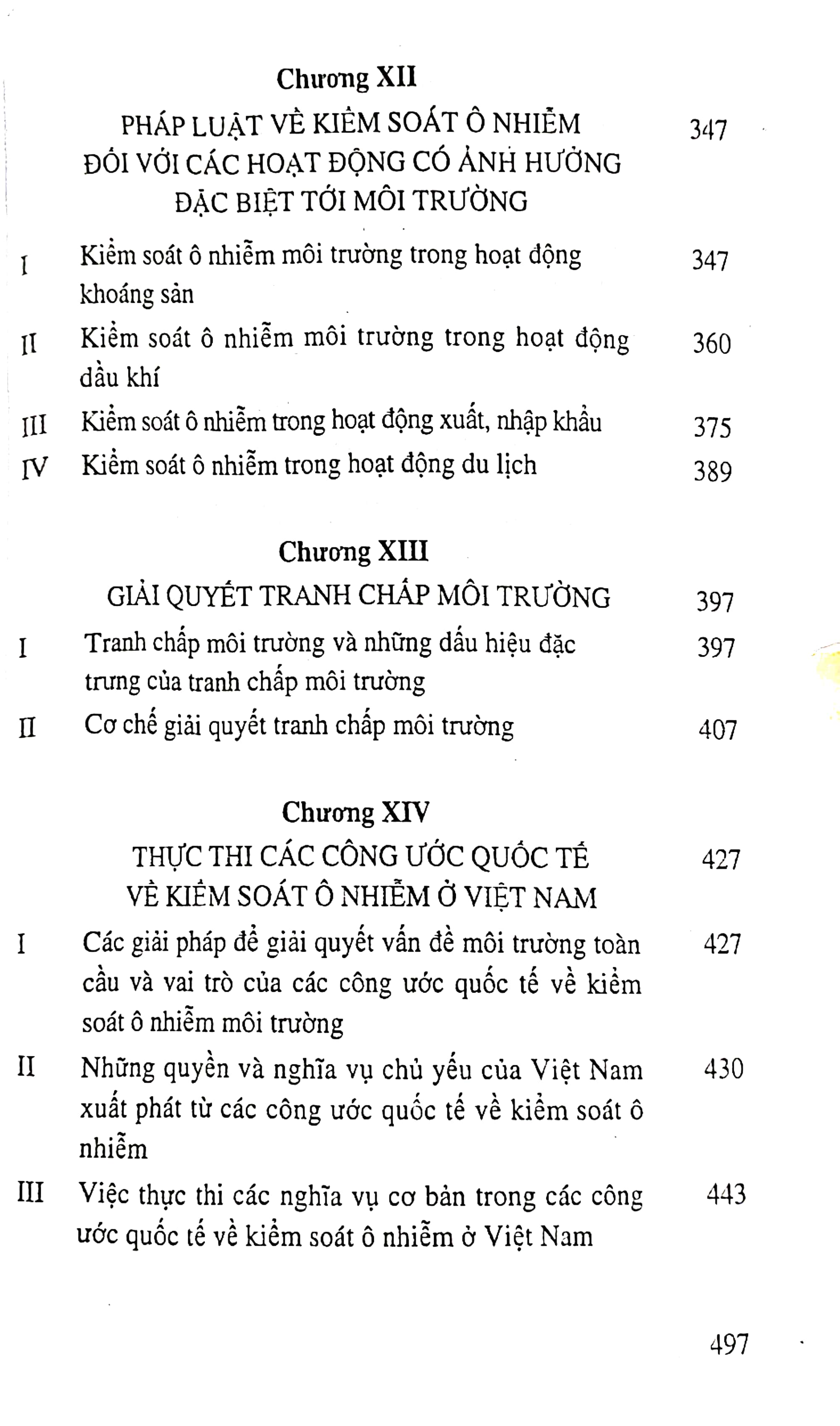 Giáo trình Luật môi trường