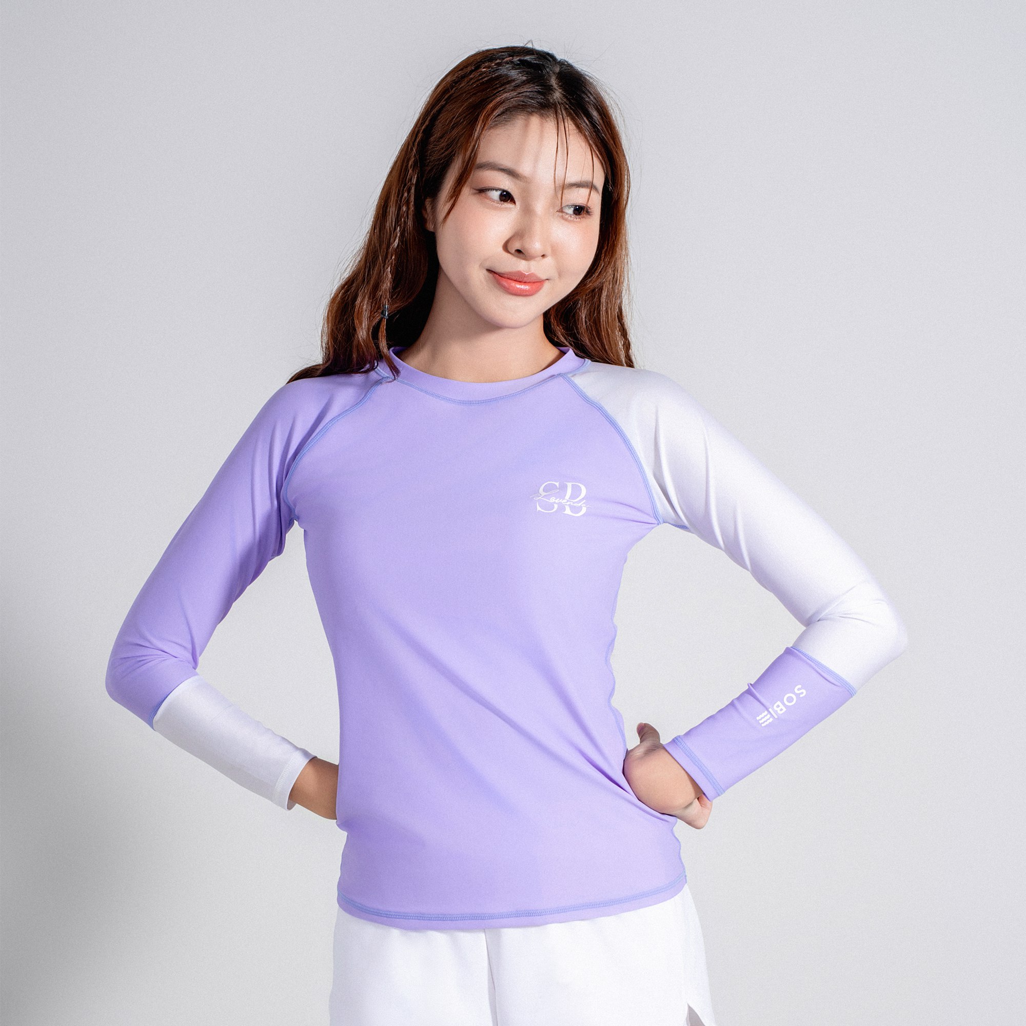 Lavender Chloe Áo bơi nữ tay dài SOBIE