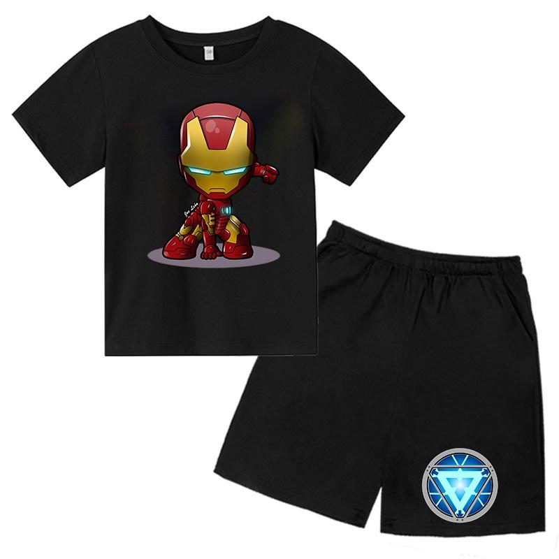 Áo Quần trẻ em người sắt chibi siêu cool , King Cotton
