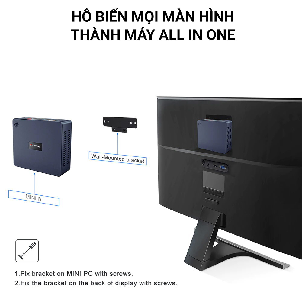 Máy tính để bàn – PC Gaming – NUC INTEL BN5095 Gen 11th - RAM 8GB, UP TO 16GB + ROM 256GB ( Hàng chính hãng)